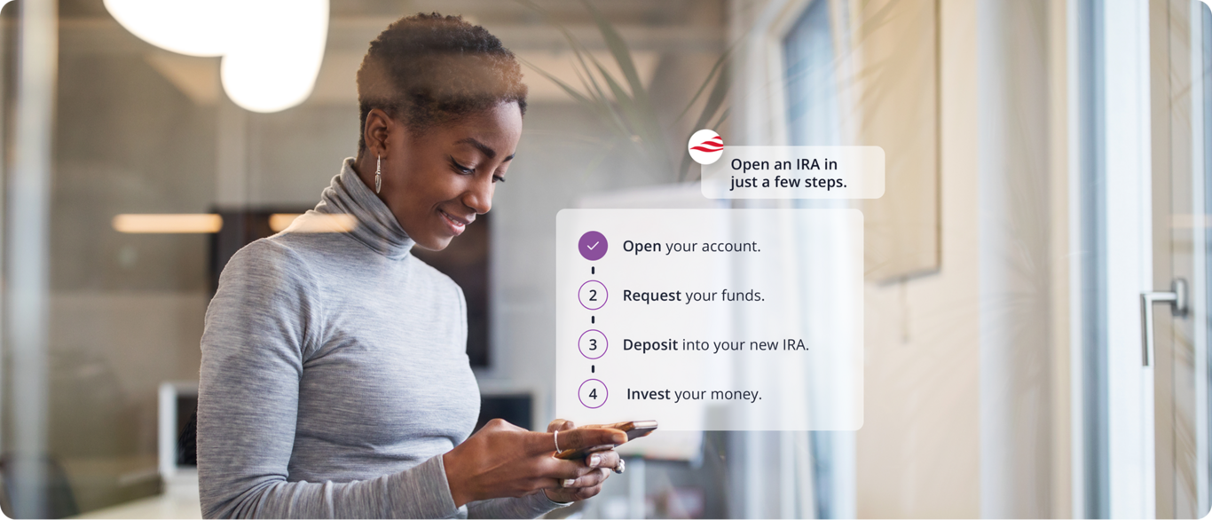 Open an IRA in just a few steps